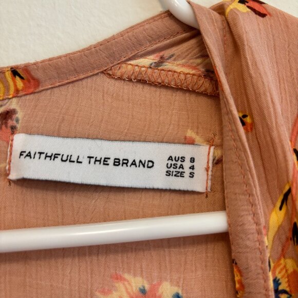Faithfull the Brand Floral Peach Dress - Picture 6 of 11